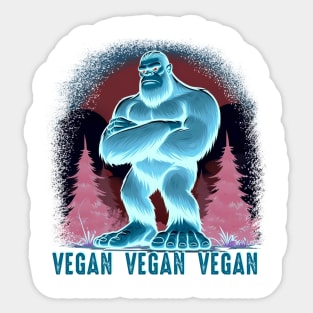 Vegan Gorilla Vegan Vegetarian Vegan Fan Sticker